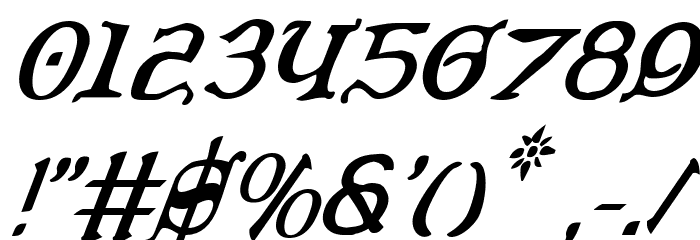 Queen & Country Condensed Italic Fonte OUTROS PERSONAGENS