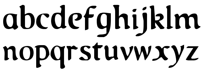 Queen & Country Condensed Font LOWERCASE