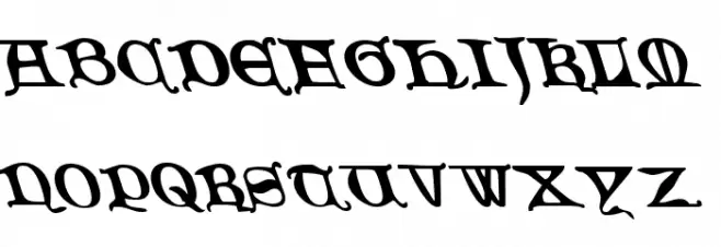 Queen & Country Leftalic Font Litere mari