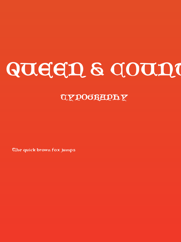 Queen & Country Poster