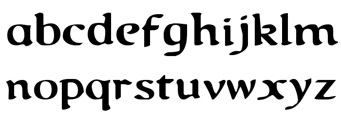Queen & Country Font LOWERCASE
