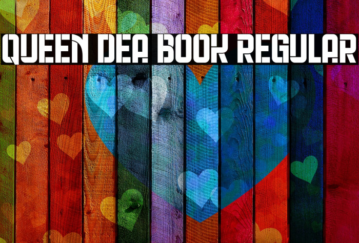 Queen Dea Book Regular Font examples