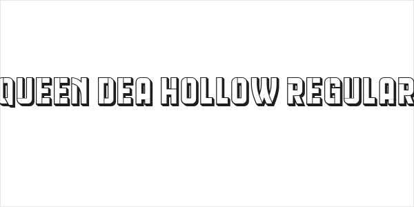 Queen Dea Hollow Regular Logo