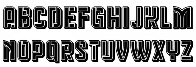 Queen Dea Regular Font Litere mari