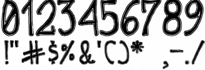 Queen Destroy tfb Font OTHER CHARS