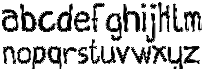 Queen Destroy tfb Font LOWERCASE