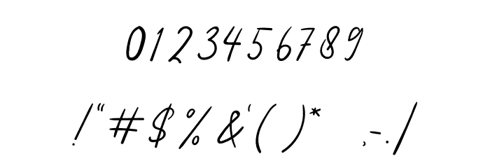 Queen Diana Font OTHER CHARS