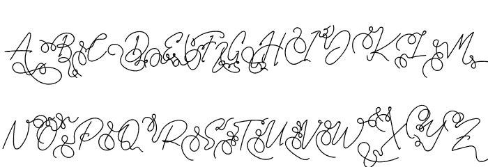 Queen Diana Font UPPERCASE