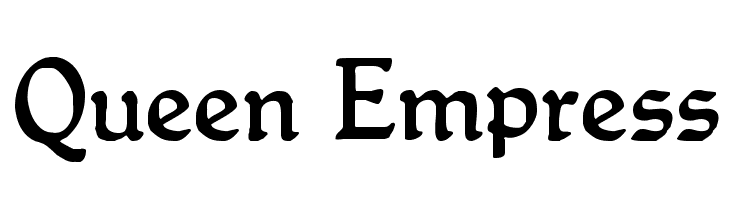 Queen Empress  Fuentes Gratis Descargar