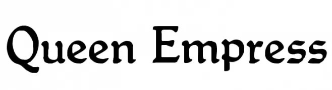Queen Empress  Frei Schriftart Herunterladen