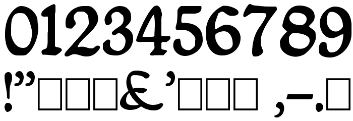 Queen Empress Font OTHER CHARS