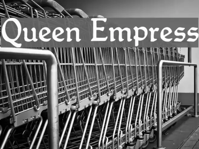 Queen Empress Font examples