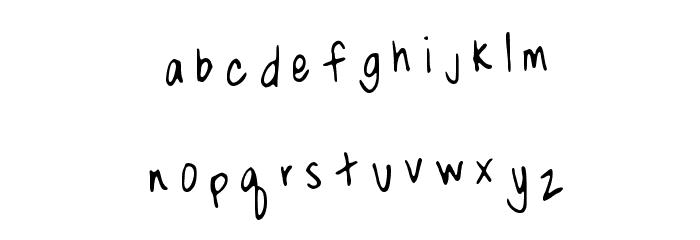 Queen Gladys Regular Font LOWERCASE