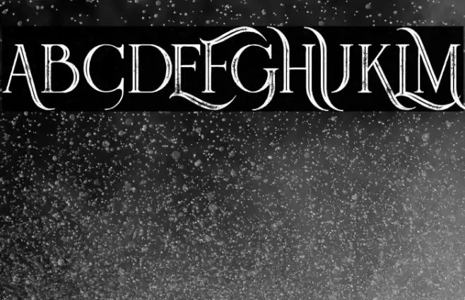 Queen Inline Grunge Font examples