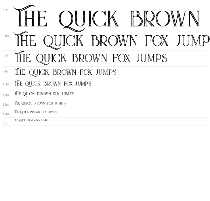 Queen Inline Grunge Waterfall