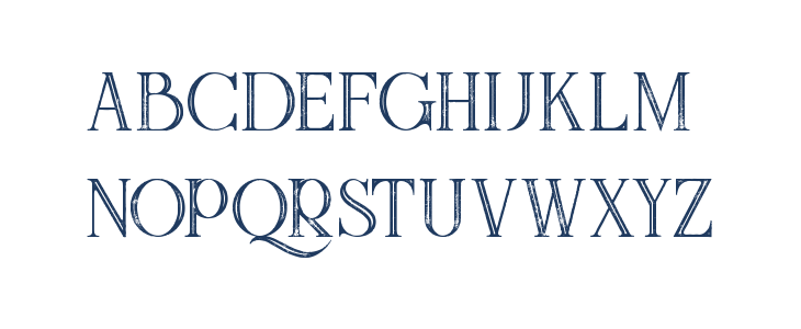 Queen Inline Grunge Lowercase