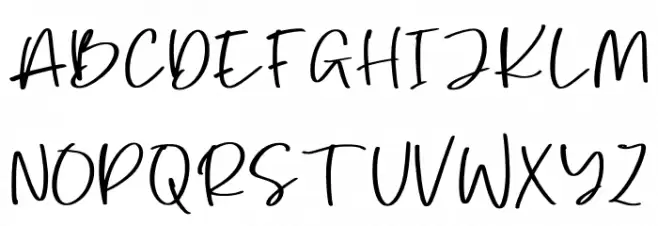 Queen Kyra Personal Use Schriftart Groß