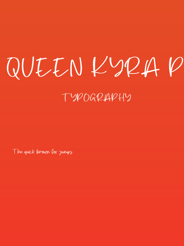 Queen Kyra Personal Use Poster
