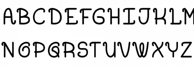 Queen Luna Font UPPERCASE