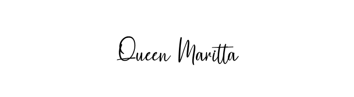 Queen Maritta  フリーフォントのダウンロード