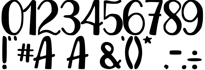 Queen Mataram Font OTHER CHARS