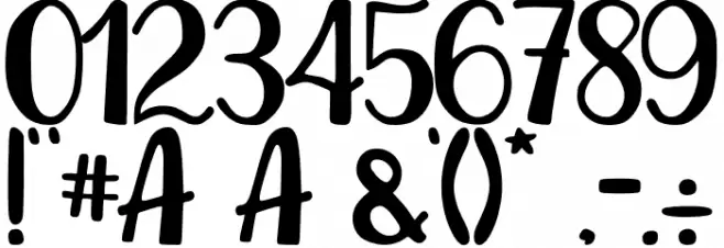 Queen Mataram Font OTHER CHARS