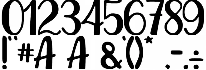 Queen Mataram Font OTHER CHARS