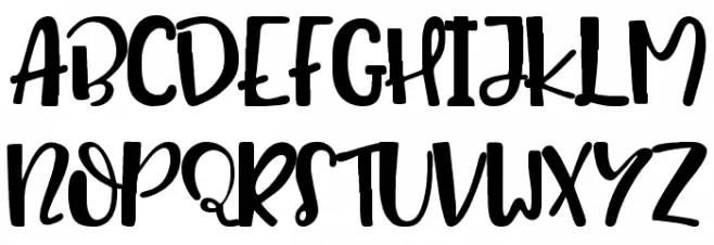 Queen Mataram Font Litere mari
