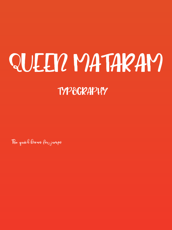 Queen Mataram Poster
