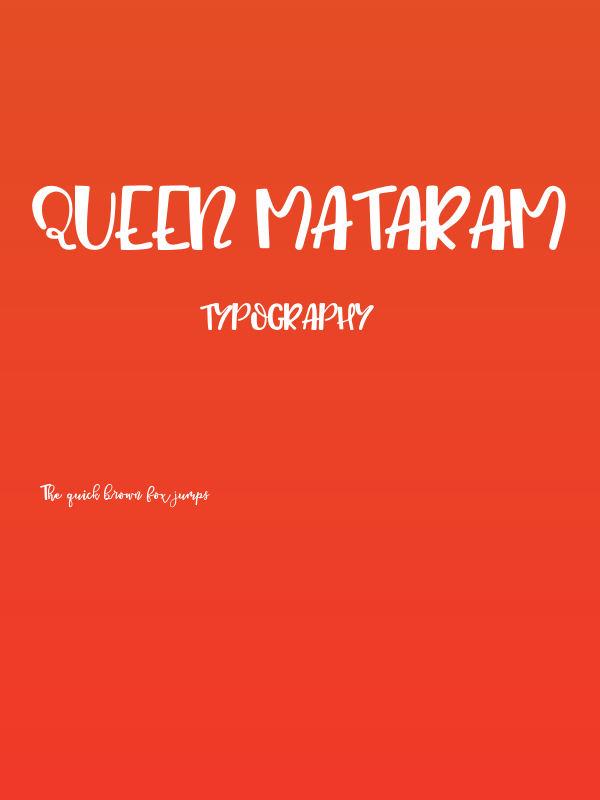 Queen Mataram Poster