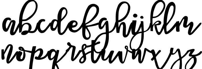 Queen Mataram Font LOWERCASE