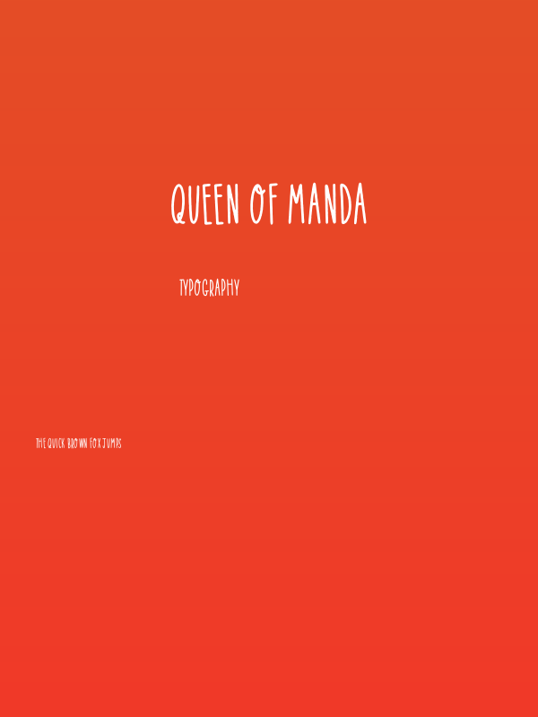 Queen Of Manda Poster