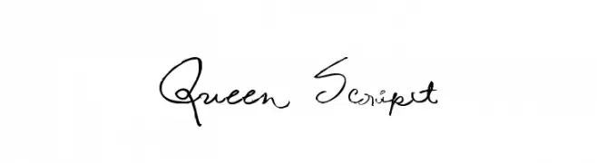Queen Script  les polices de caractères gratuit tlcharger