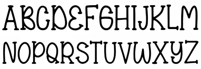 Queen Sipur Demo Regular Font Litere mari