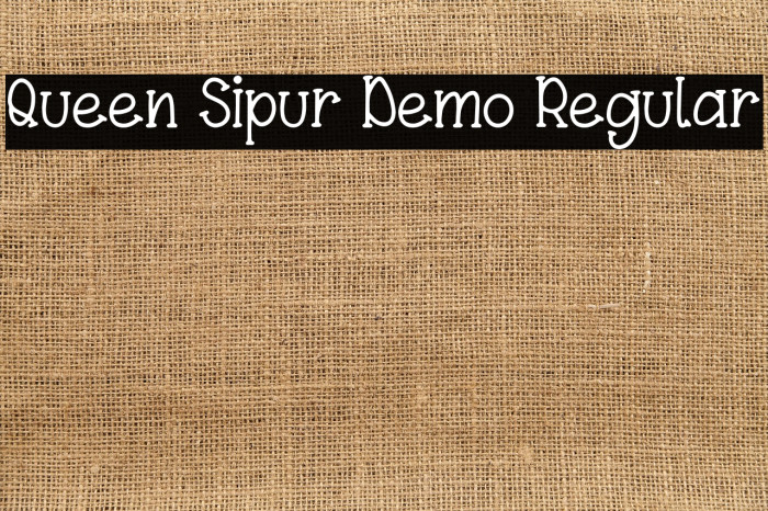 Queen Sipur Demo Regular Example 3
