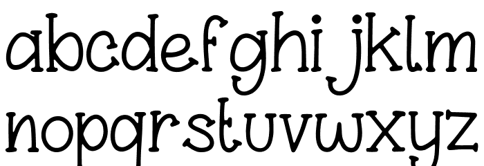 Queen Sipur Demo Regular Font LOWERCASE