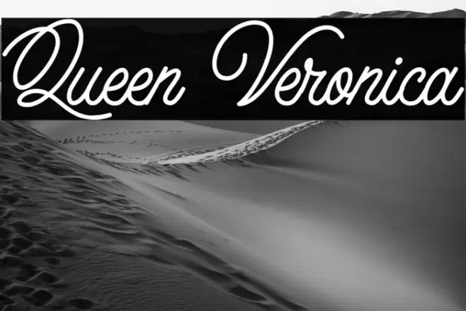 Queen Veronica Font examples