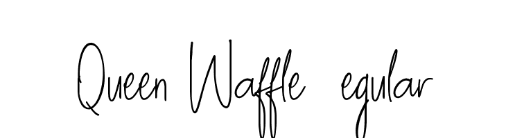 Queen Waffle DEMO Regular  免费字体下载