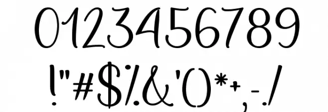 Queen Xylophia Regular Font OTHER CHARS