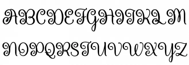 Queen Xylophia Regular Schriftart Groß