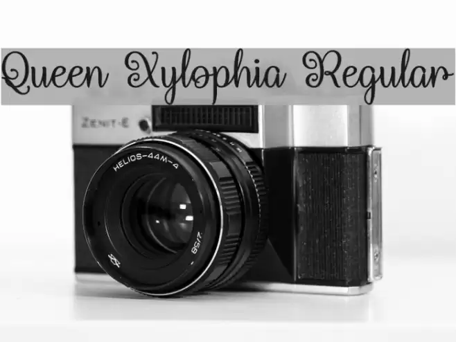 Queen Xylophia Regular Font examples