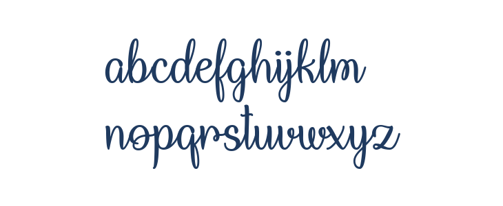 Queen Xylophia Regular Lowercase