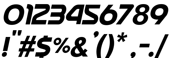 Queen of Camelot Italic Font OTHER CHARS