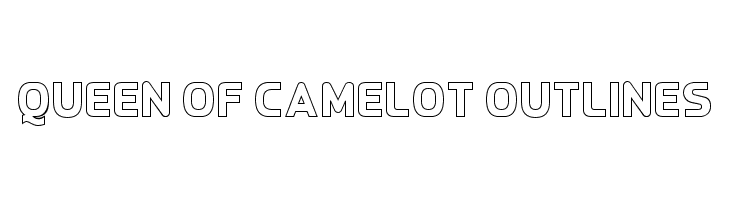 Queen of Camelot Outlines Font