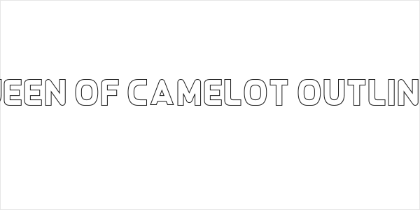Queen of Camelot Outlines Logo