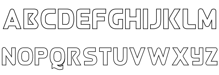 Queen of Camelot Outlines Font LOWERCASE