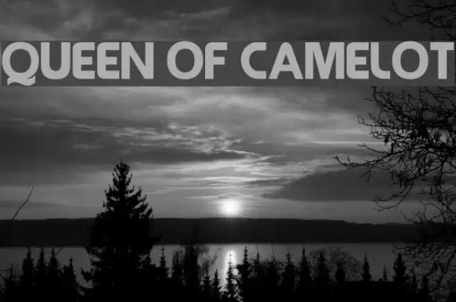 Queen of Camelot Font examples