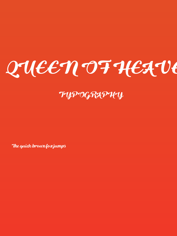 Queen of Heaven Poster