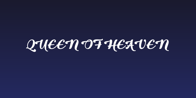 Queen of Heaven Social Header
