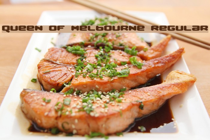 Queen of Melbourne Regular Font examples